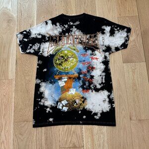 NEW Metallica Life is Pain Death is Pain Tick Tock Band Tee SMALL